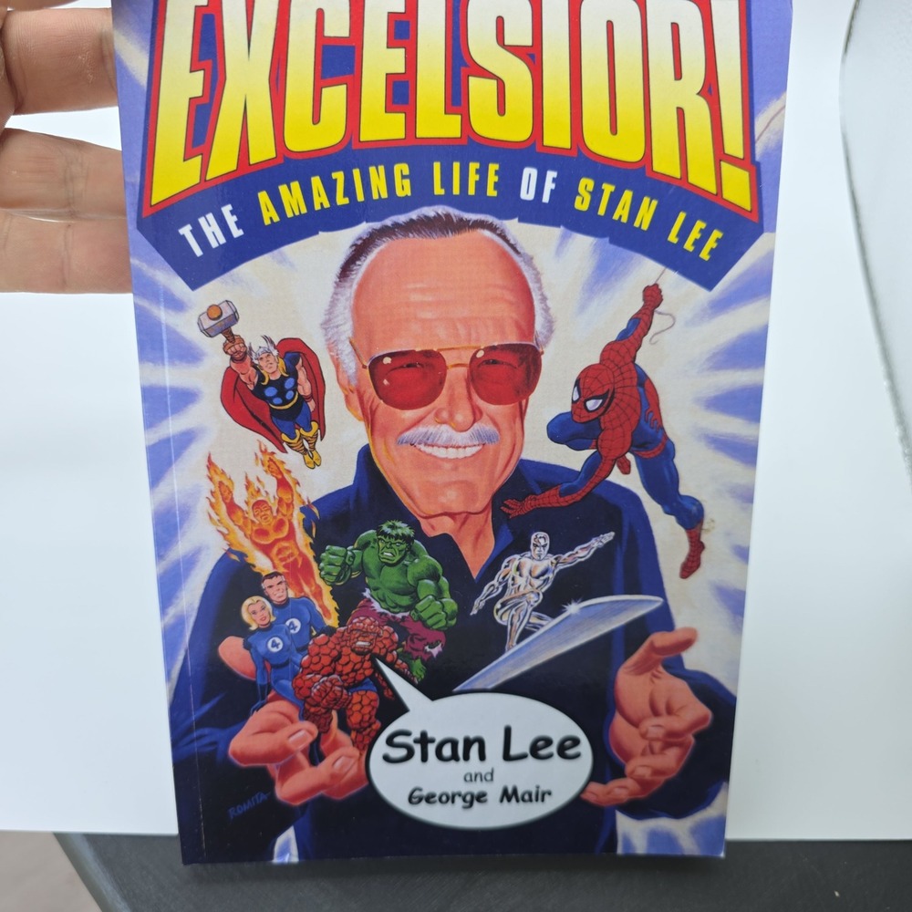 Excelsior!‎ The Amazing Life of Stan Lee Autobiography Marvel Comics Paperback